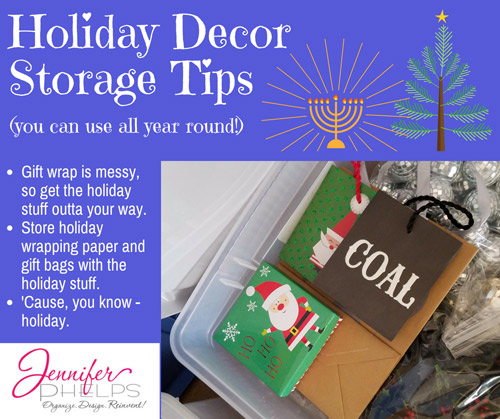 Holiday Decor Storage Tip #6