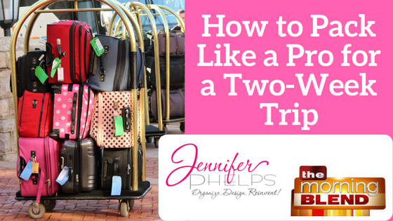 How to Pack Like a Pro for a Two-Week Trip! with Morning Blend Video