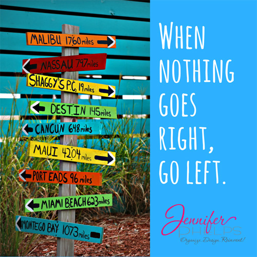 When Nothing Goes Right, Go Left