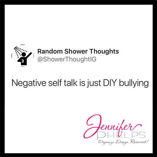 Negative Self Talk is Just DIY Bullying